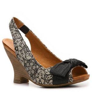 NAYA Slingback Wedge Heels 8.5